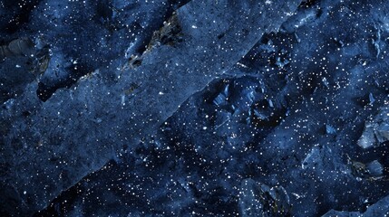 Textured dark blue background. Artistic celestial backdrop in dark tones - obrazy, fototapety, plakaty