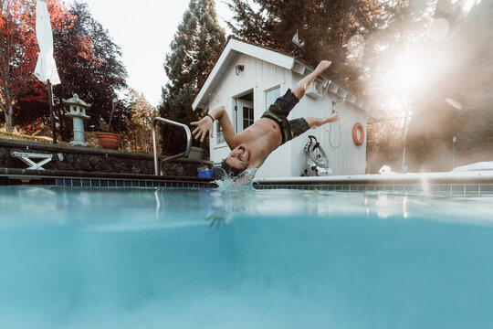 fun jump in pool