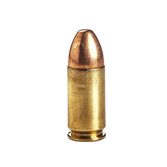 bullet isolated on white