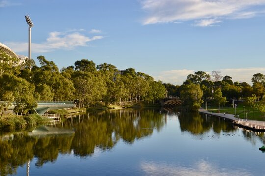 River Torrens in Adelaide in the morning