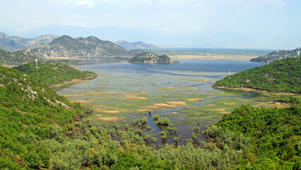 Skadar Lake in Montenegro UNESCO World Heritage Site Landscape