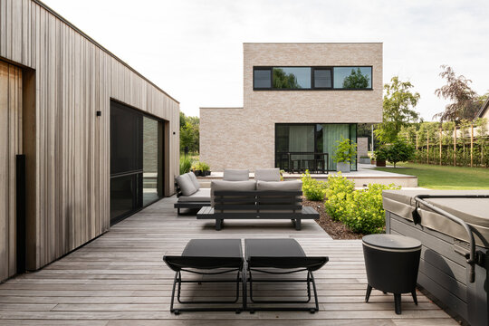 villa and terrace