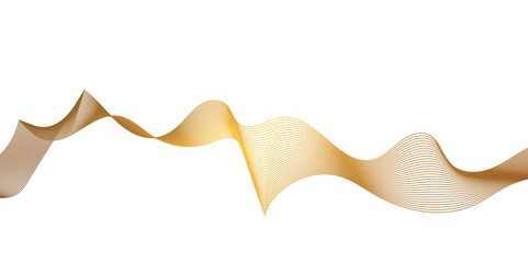 Abstract wavy lines flowing curve gradient color on transparent background. Abstract white background colorful lines. modern wavy stripes on white background isolated.