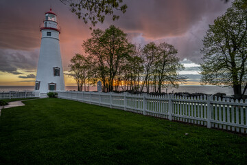 Marblehead lighthouse located at Lakeside Marblehead, Ohio.  The oldest lighthouse in operation on the American side of the Great Lakes.