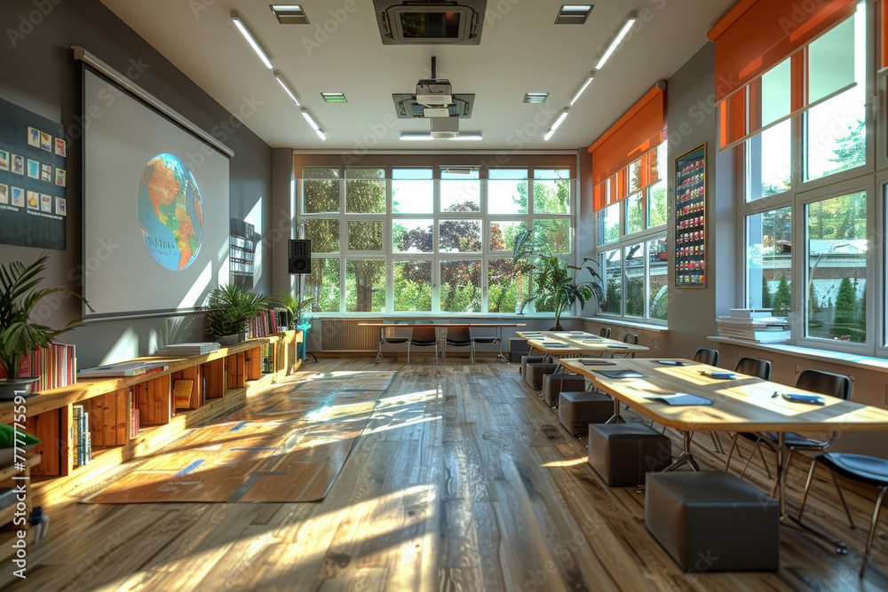 Poster a cooperative project between educators and students, fostering a dynamic learning environment where