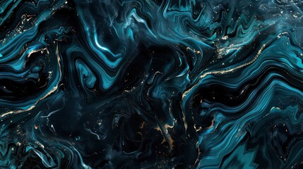 Hand Painted Background With Mixed Liquid Paints. Abstract Fluid Acrylic Painting. Marbled Colorful Abstract Background. Liquid Marble Pattern.