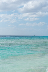 Fototapeta premium Waves in the blue ocean