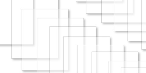 Abstract white geometric square pattern texture. Modern geometric square abstract graphic design banner pattern background.