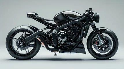 Photo sur Plexiglas Moto Custom Motorcycle Culture: Precision Craftsmanship