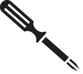 screwdriver vector icon line template