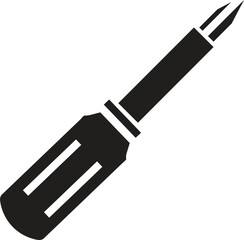 screwdriver vector icon line template
