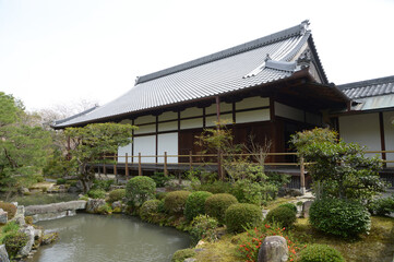 Fototapeta premium 等持院 方丈 京都市北区