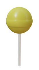 spherical pineapple lollipop.