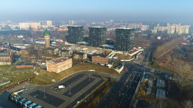 Aerial View Of The First District Housing Estate In Katowice