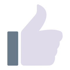 This is the Like icon from the Data Management icon collection with an Color style