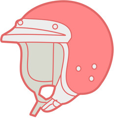 motorcycle helmet safety ride retro