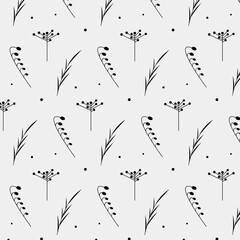 Wallpaper. Floral pattern. Background with flowers. Floral ornament. Vector illustration