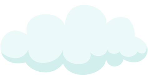 cloud puff cartoon illustration