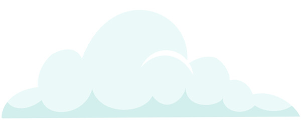 cloud puff cartoon illustration