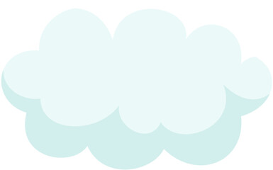 cloud puff cartoon illustration
