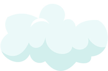 cloud puff cartoon illustration