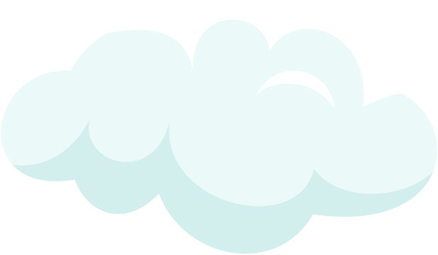 cloud puff cartoon illustration