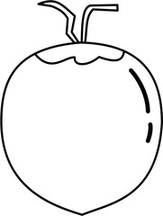 coconut exotic fruit fresh