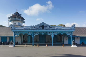 View of Keraton Kasunanan in the morning, this palace is located in the city of Solo or Surakarta