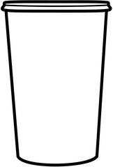 glass illustration tea coffee