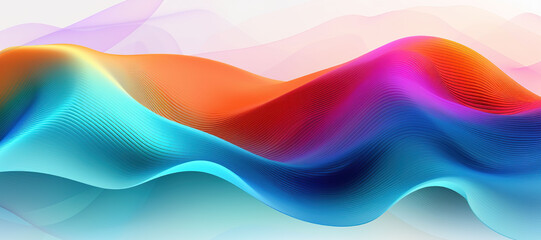 Fototapeta premium colorful wave pattern, gradation 165