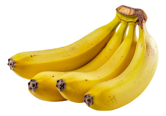 A bunch of bananas are sitting, cut out - stock png.