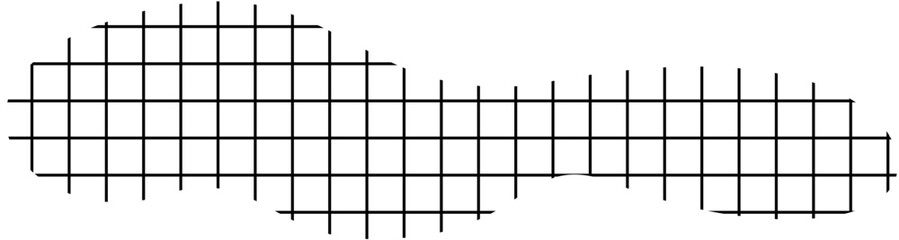 grid blob random pattern doodle