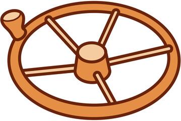 wood ship steering © ika