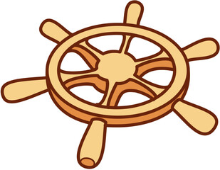 wood ship steering © ika