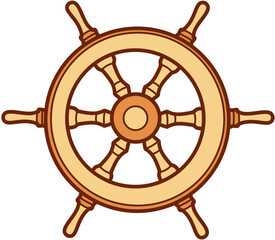 wood ship steering © ika
