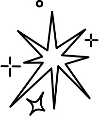 star sparkling lighting