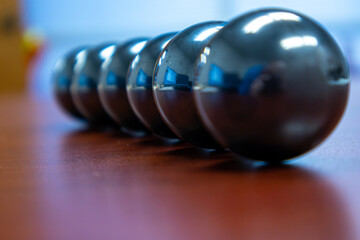 Steel magnetic balls