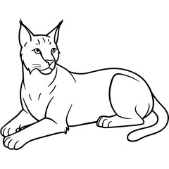 illustration of a clion with a vector art silhiuette
