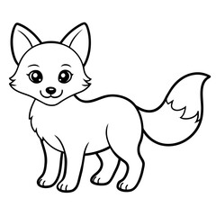 A cat illustration with vecto art silhouette 