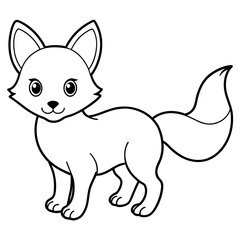 A cat illustration with vecto art silhouette 