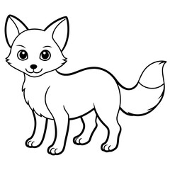 A cat illustration with vecto art silhouette 