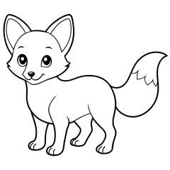 A cat illustration with vecto art silhouette 