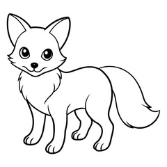 illustration of a cat with vector art silhouette 