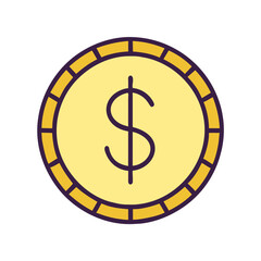 dollar sign icon	