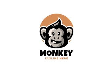 Monkey Logo Vector Design Template.eps