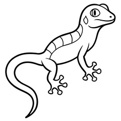  Lively Lizard: Vector Illustration