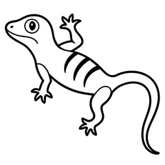  Lively Lizard: Vector Illustration