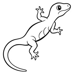  Lively Lizard: Vector Illustration