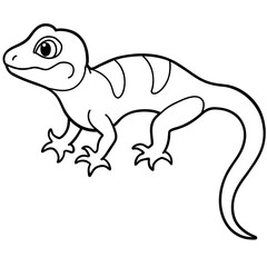  Lively Lizard: Vector Illustration
