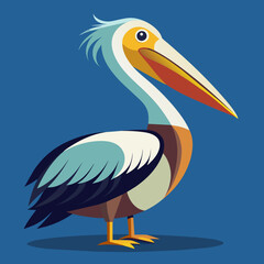 Majestic Pelican: A Vector Illustration